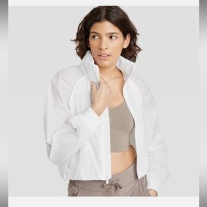 Women's Windbreaker Full Zip Jacket - All In Motion NWT